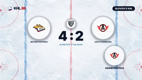 Magnitogorsk – Jekaterinburg 4:2 (KHL), Adam Ružička